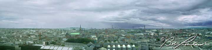 Dublin, Ireland: Guinness Storehouse, Gravity Bar Panoramic