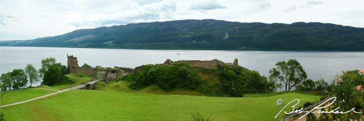 Scotland: Urquhart Castle Panoramic