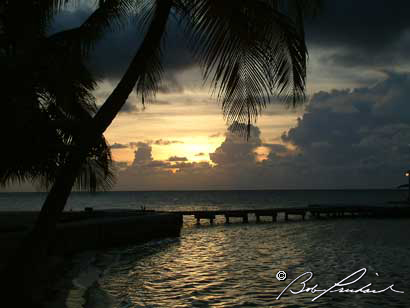 Lighthouse Reef Sunset