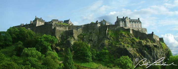 Scotland: Edinburgh Castle Panoramic